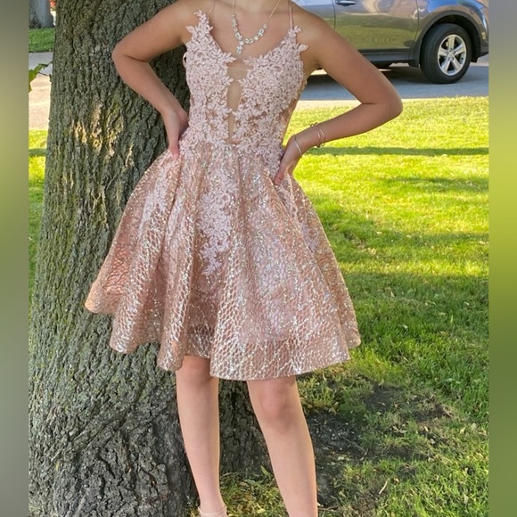 My grade 8 grad dress. I bought it in 2020 and only wore it once. - Picture 2 of 2